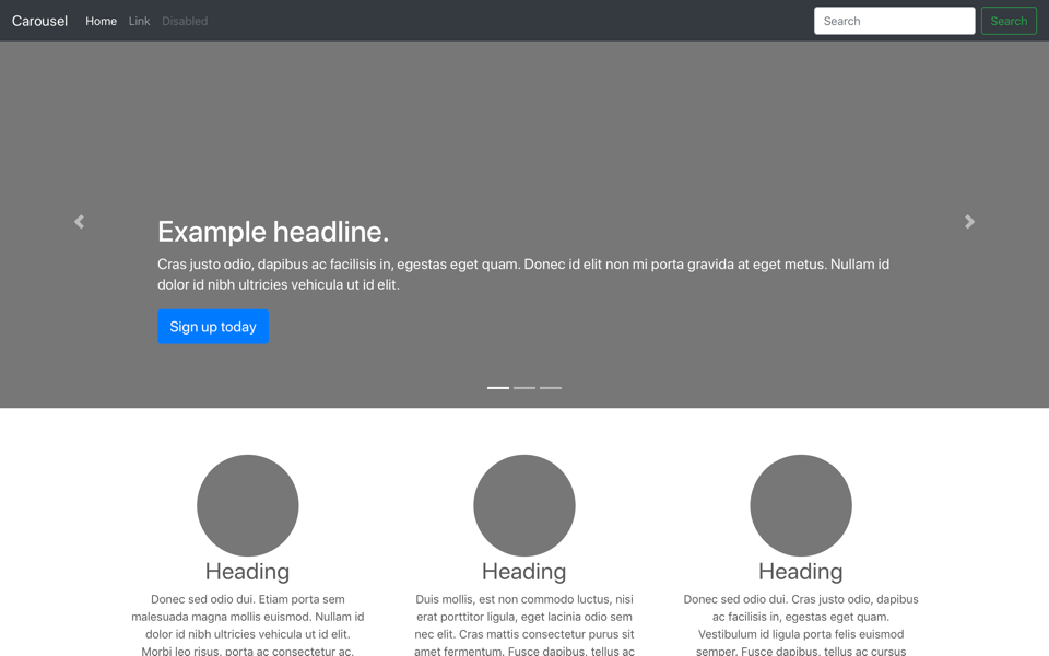 Examples · Bootstrap RTL v4.6
